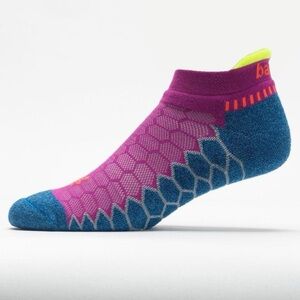 NWT Balega Silver Unisex No-Show Socks Pinkberry Denim